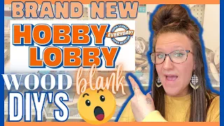 YOU WON T BELIEVE WHAT I DO WITH THESE HOBBY LOBBY WOOD BLANKS HOBBY LOBBY CLEARANCE DIYS