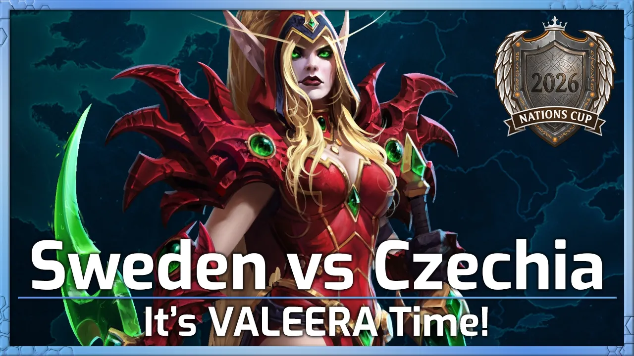 Sweden vs Czechia! It's VALEERA Time! - Nations Cup Groups - Heroes of the Storm