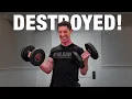 This DESTROYED My Biceps at Home in 10 Minutes SERIOUSLY