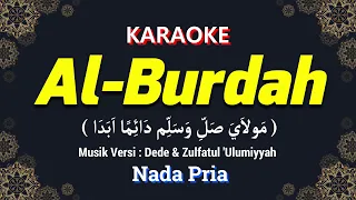 al burdah karaoke nada pria cowok musik versi dede u0026 zulfatul ulumiyyah