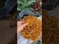 How to make PERFECT dried orange slices for holiday decorations 🍊 #christmasdecor #holidaydecor
