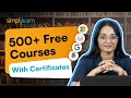 500 Free Courses Online With Certificates 2026 Learn High Paying Skills 2026 Simplilearn