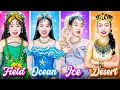Download Lagu Ocean, Desert, Ice and Field At TikTok Contest! Poor Vs Rich Vs Giga Rich Vs Ultra Rich Girls