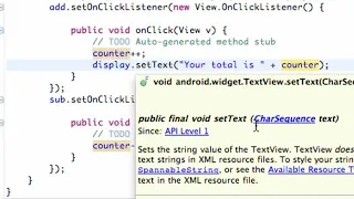 Android Application Development Tutorial 10 Using setText method for our button YouTube