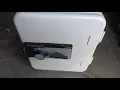 How to Open a Sentry 1250 Combination Safe Quickly and Easily - Cut Open with Reciprocating Saw