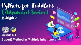 Learn Python programming in TAMIL Super Method in Multiple Inheritance Tamil