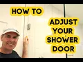 How to fix a sagging shower door 2025