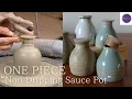 ONE PIECE style Non-Dripping Sauce Pot Throwing on Potter s Wheel