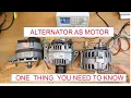 DIY Alternator to brushless motor conversion efficiency test
