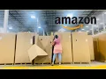 Working at an AMAZON Warehouse Sortation Associate Inside Footage