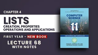 4 1 Lists in Python Creation Properties Operations Applications Class 11 Computer Science