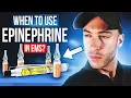When To Use Epinephrine in EMS EMT School to Paramedic School NREMT Review