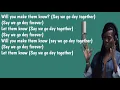 OFFICIAL LYRICS VIDEO  -  TIWA SAVAGE FT JOEBOY (LET THEM KNOW)