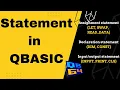 statement in qbasic command in qbasic CLS REM INPUT PRINT SWAP READ DATA computeraddiction