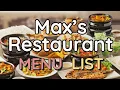 Max s Restaurant Menu Prices Philippines Restaurant Menu