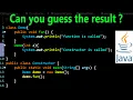 Default Constructor in Java Java Interview Question