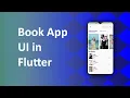 Flutter Book App UI App Speed Code