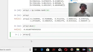 8 Random numbers and arrays generation using NumPy