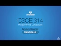 CSCE 314 - Programming Languages