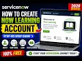 How to Create a ServiceNow Now Learning Account 2026 Step-by-Step Guide for Beginners