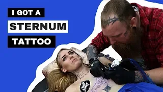 i got a sternum tattoo so painful 