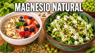 Sleep Better Less Stress Strong Bones Natural Magnesium Easy BREAKFAST AND DINNER to prevent
