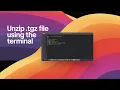 How to Unzip tgz File using the Terminal GUIDE