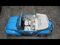 American-Girl Julie Volkswagen Beetle Car 1974 Blue VW Bug Convertible Retired