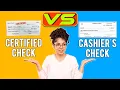 Certified Check vs Cashier s Check What Is The Difference