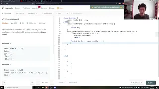 47 Medium Permutations II - Daily Leetcode Day 85