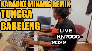 TUNGGA BABELENG || KARAOKE MINANG REMIX (Nada Wanita Versi terbaru 2022)