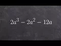 Factoring a polynomial completely