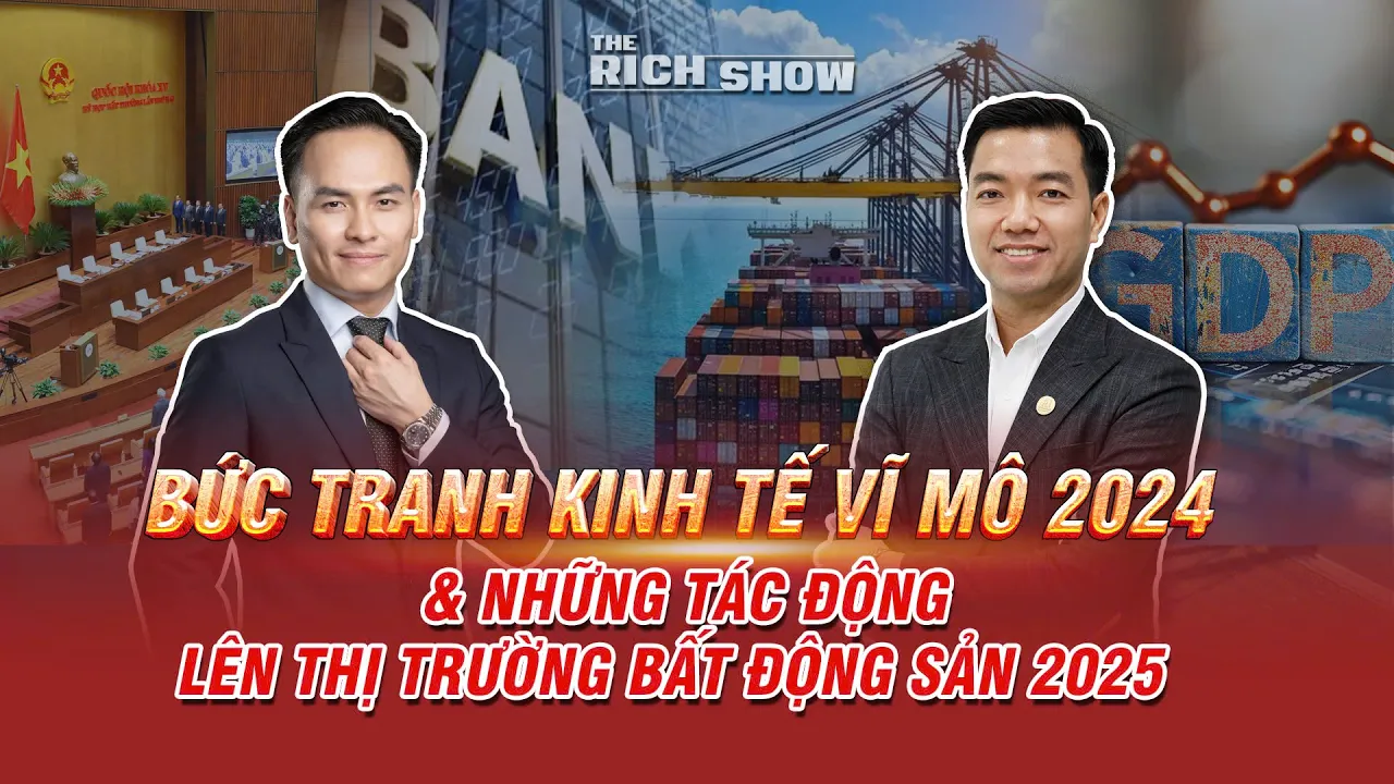Outline Video BỨC TRANH KINH TẾ VĨ MÔ 2024 & NHỮNG TÁC ĐỘNG LÊN THỊ TRƯỜNG BẤT ĐỘNG SẢN 2025 | The Rich Show #35.