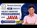 Unit-III in One Shot OOP Using JAVA Last Minute Revision OU BCA Semester-II
