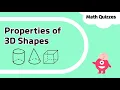 3D Shapes Faces Edges and Vertices Geometry Quiz