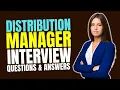 Top 20 Distribution Manager Interview Questions and Answers Must Watch Before Your Interview