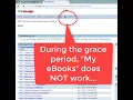 How to Access the eBook in WebAssign During the Grace Period