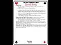Special Hands - Rules Cards Required Penalties Scoring in Modern American Canasta