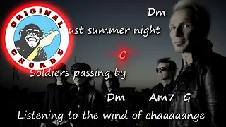 scorpions wind of change chords u0026 lyrics