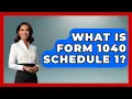 What Is Form 1040 Schedule 1 - Tax and Accounting Coach