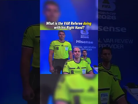 What is the VAR Referee doing? 😂