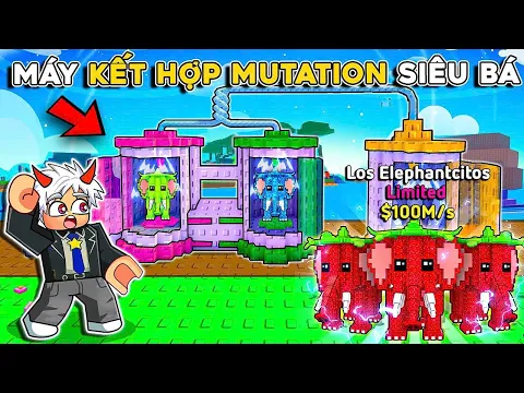 Video Thumbnail: BI HUỲNH DÙNG MÁY KẾT HỢP MUTATION TẠO SIÊU PHẨM BRAINROT VÀ CÂY MAX DAME | PLANTS VS BRAINROT