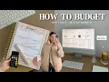 how to budget and actually save money how I track plan my spending budgeting for beginners