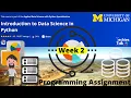 Introduction to Data Science in Python WEEK 2 Programming Answers Coursera University of Michigan