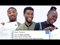 Black Panther Cast Answer the Web s Most Searched Questions WIRED