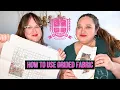 How to Use Grided Fabric for Cross Stitch Flosstube University