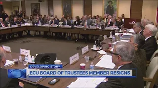 ECU Board of Trustees member resigns