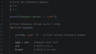 Write a program to print the Fibonacci series up to N terms Python