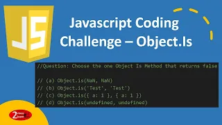 Javascript Coding Challenge Find Object Is Code Output - Episode 20
