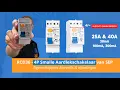 Lagu RCD36 - 4 Polige smalle aardlekschakelaar van SEP - 40A / 25A (30mA, 100mA \u0026 300mA)